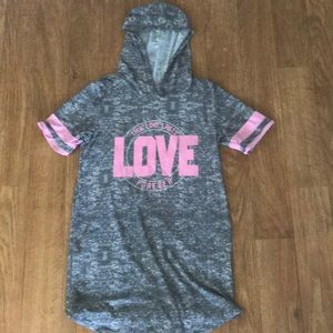 Girls hoodie dress